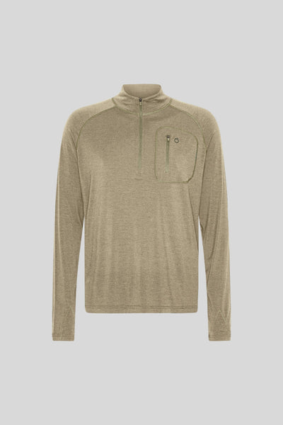 Superino Alling Half Zip Pale Khaki