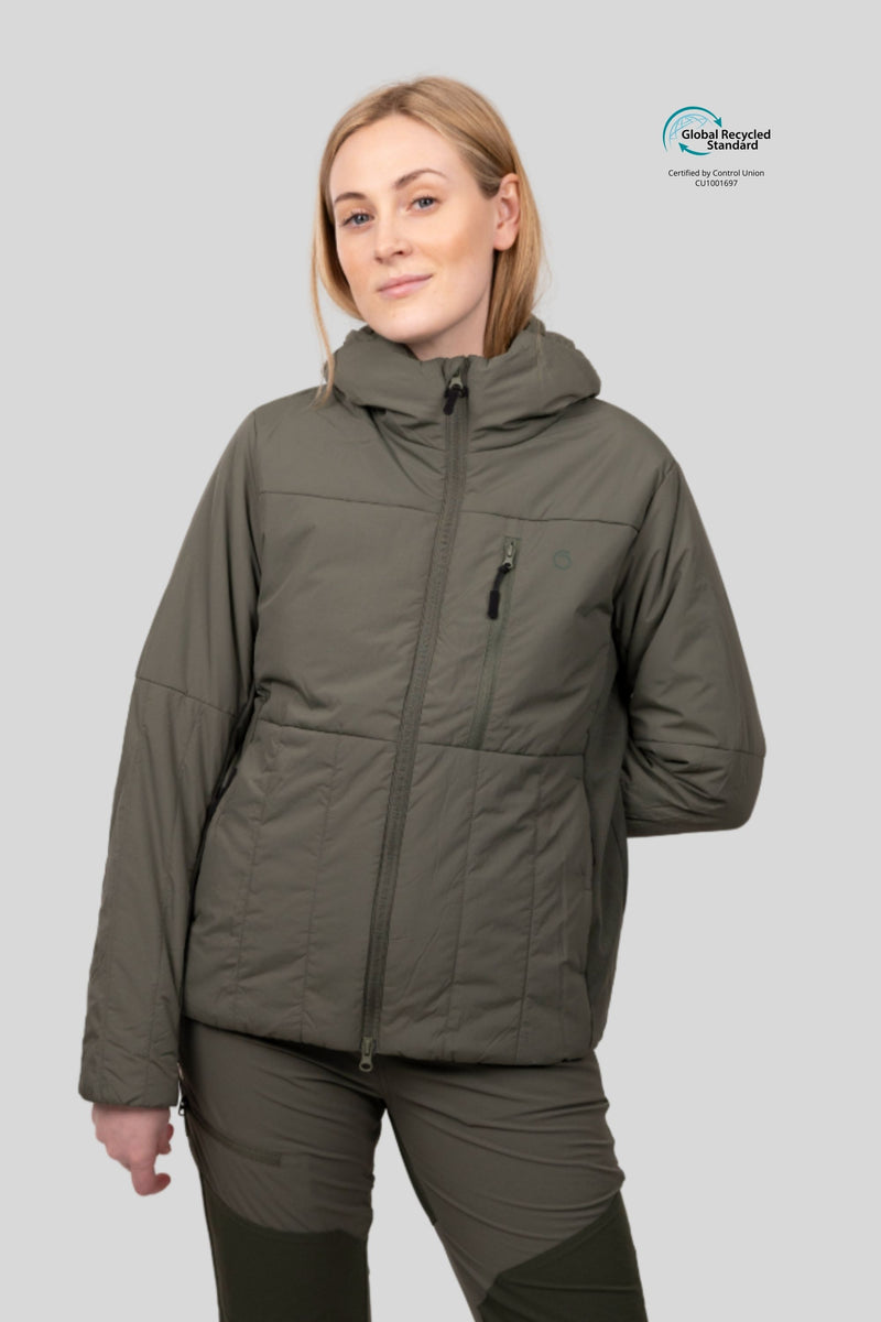 Fils Padded Jacket GeoMap Lark Green