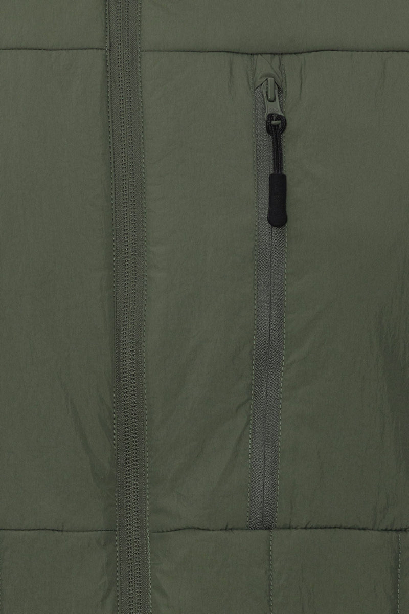 Fils Padded Jacket GeoMap Lark Green