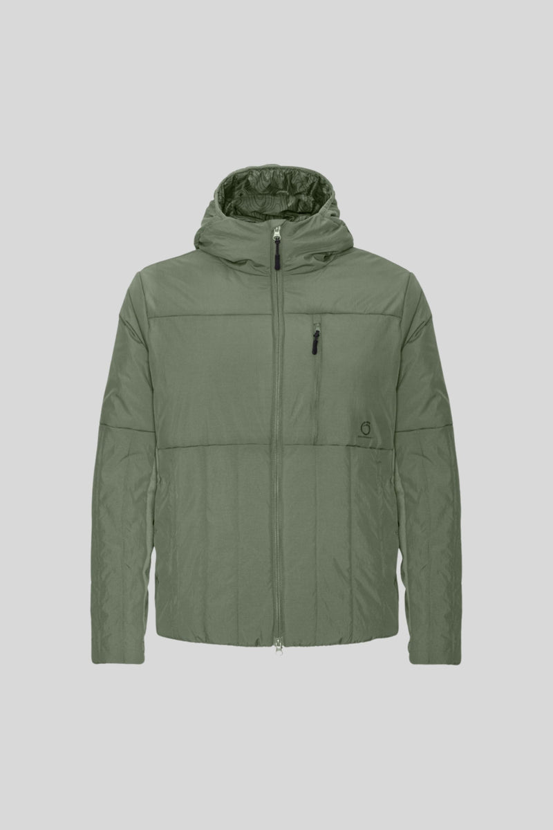 Lund Padded Jacket GeoMap Lark Green