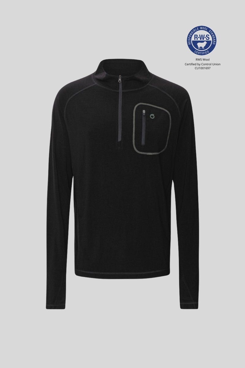 Superino Alling Half Zip Black