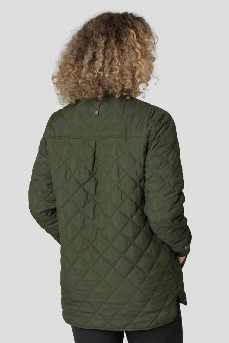 Cowell Quilted Jacket Green